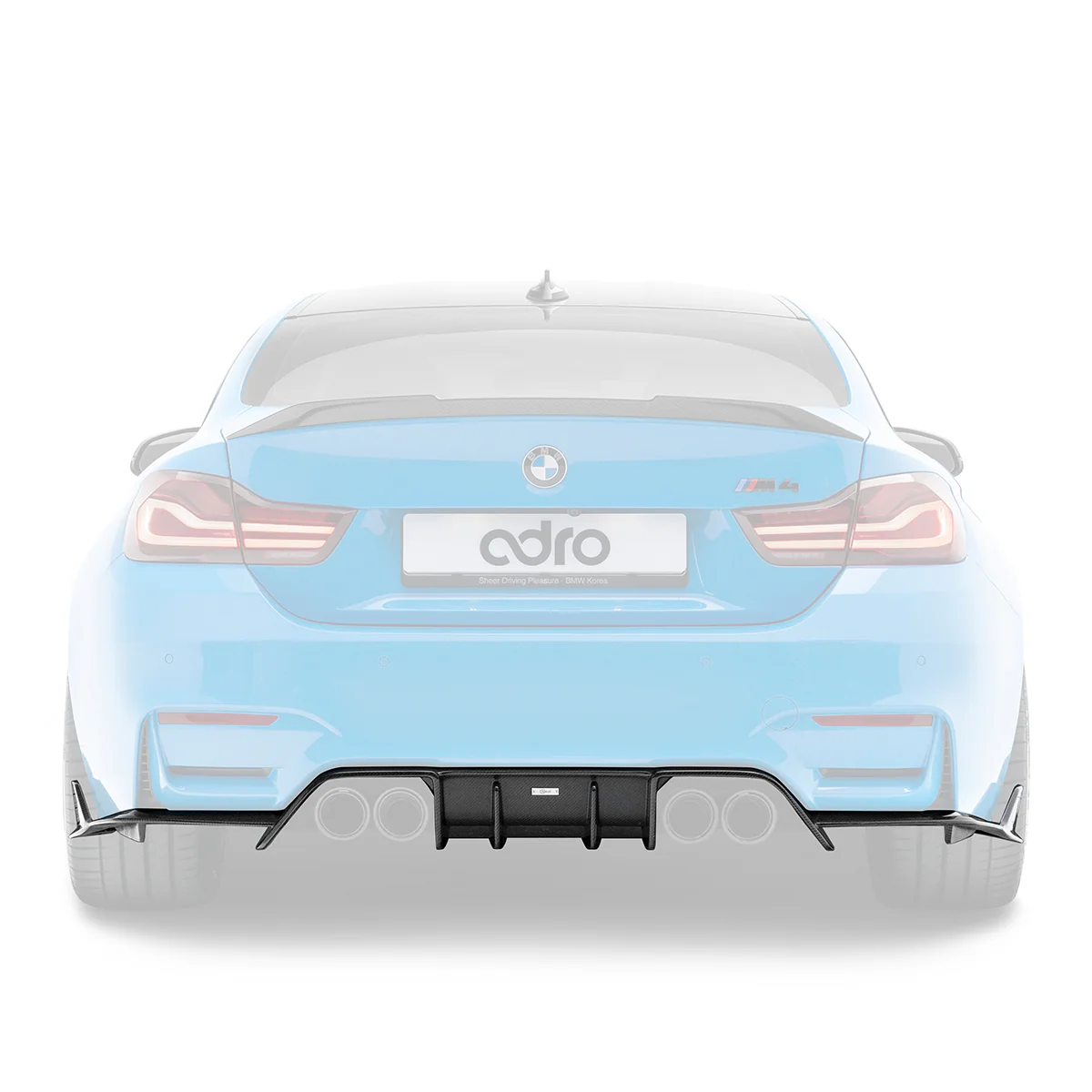 BMW F8X M3/M4 CARBON FIBER REAR DIFFUSER