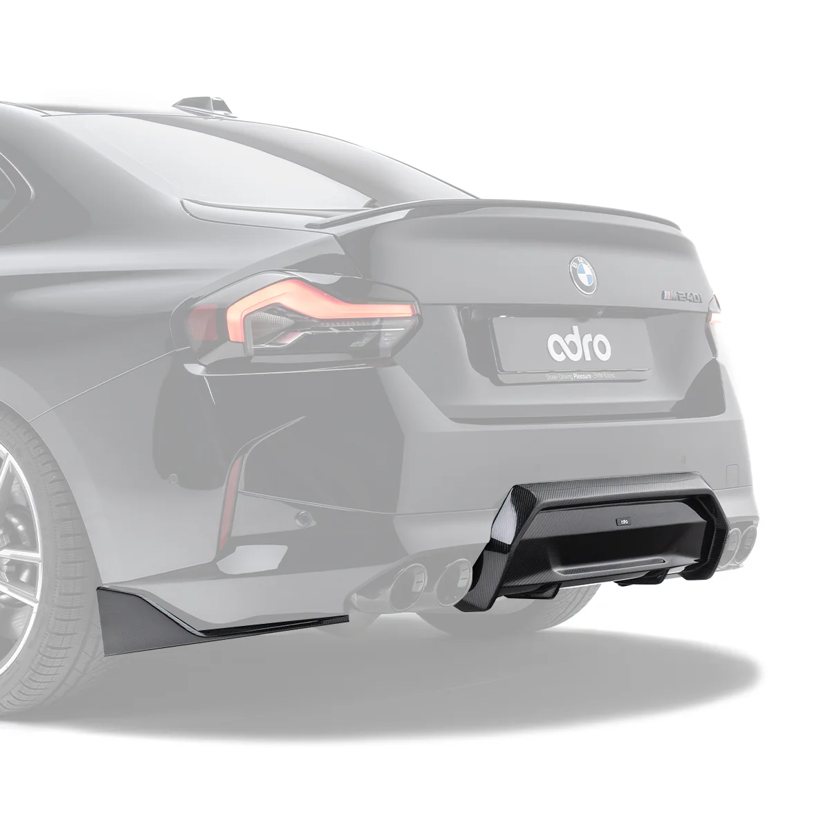BMW G42 M240i CARBON FIBER REAR DIFFUSER