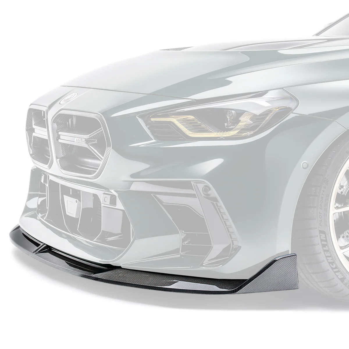 BMW G87 M2 CARBON FIBER FRONT LIP (ADRO BUMPER) V2
