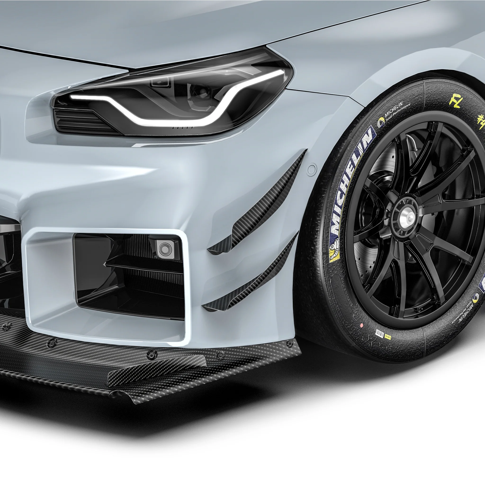BMW G87 M2 PREPREG RACE CANARDS - Image 2