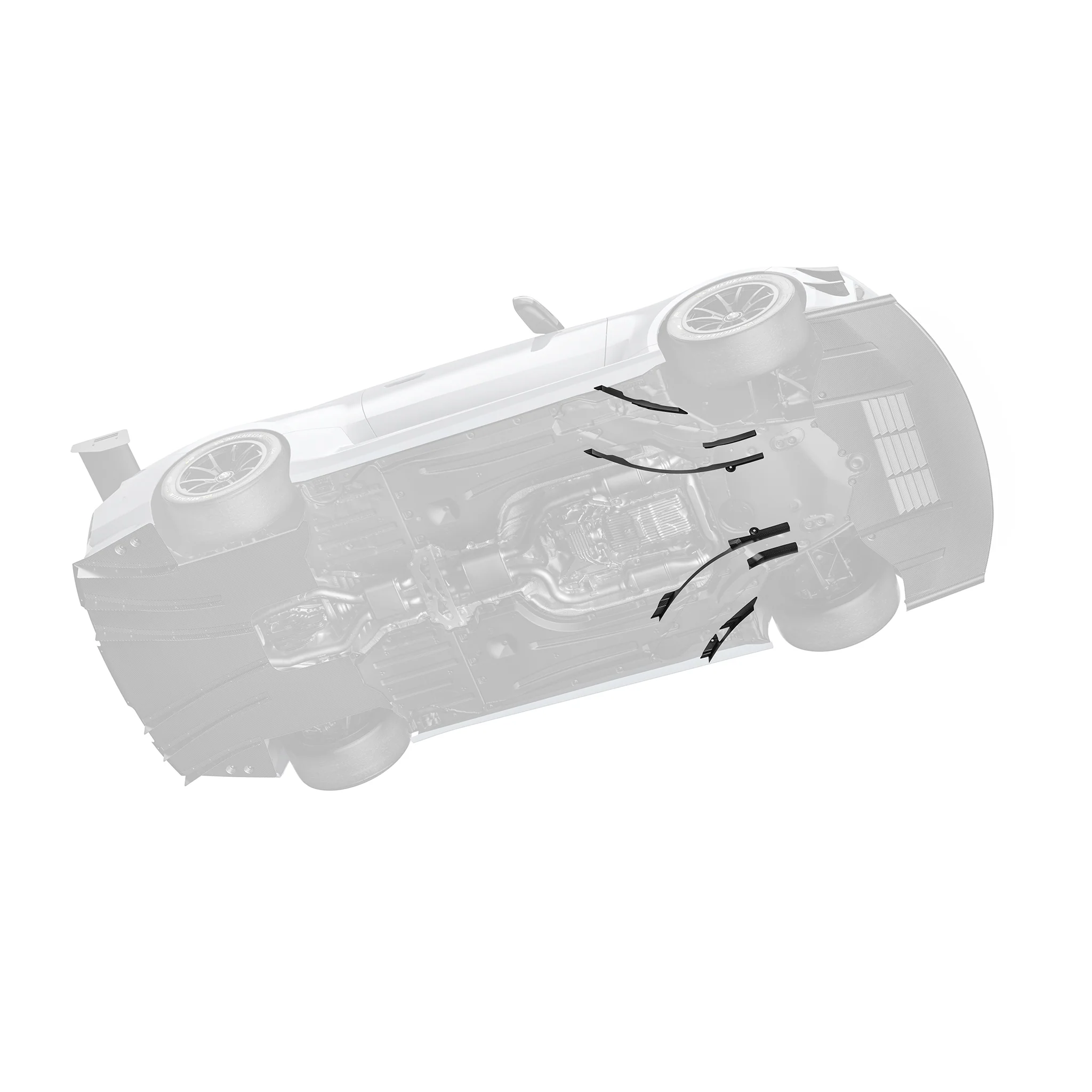 BMW G87 M2 PREPREG RACE UNDERVANES