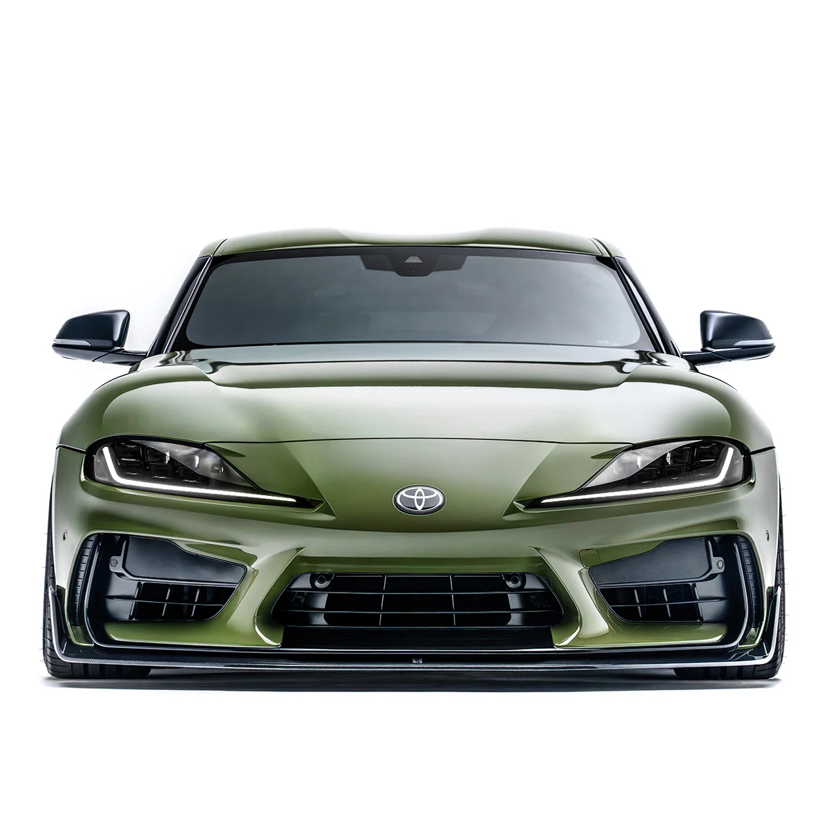 TOYOTA GR SUPRA CARBON FIBER FRONT LIP V1 (ADRO BUMPER) - Image 2