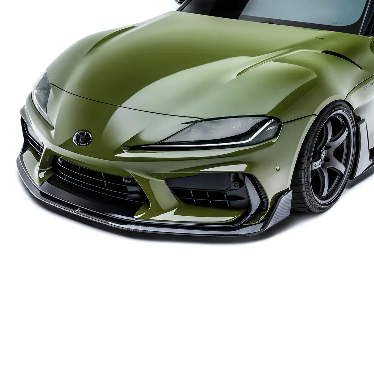 TOYOTA GR SUPRA CARBON FIBER FRONT LIP V1 (ADRO BUMPER) - Image 6