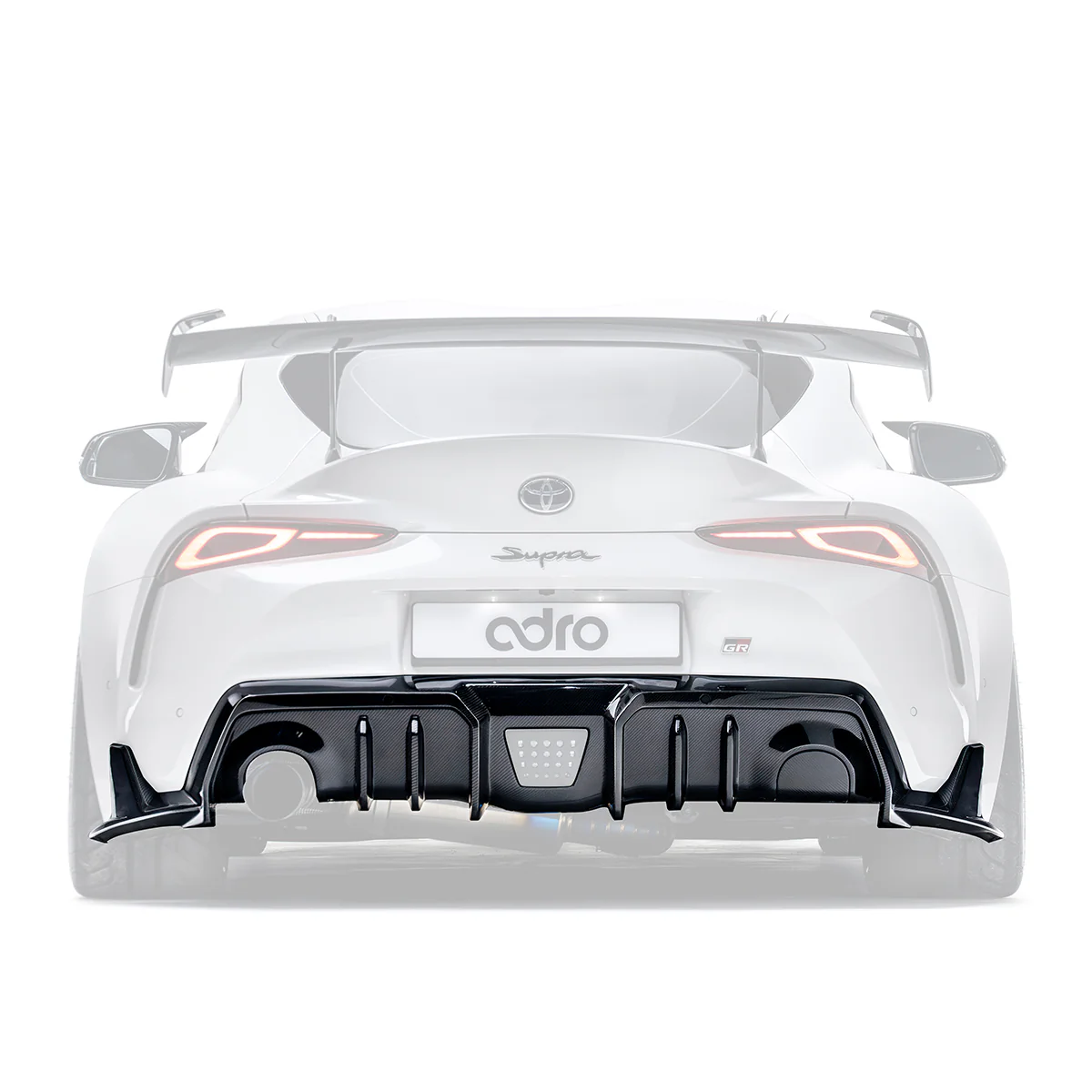 TOYOTA GR SUPRA CARBON FIBER REAR DIFFUSER
