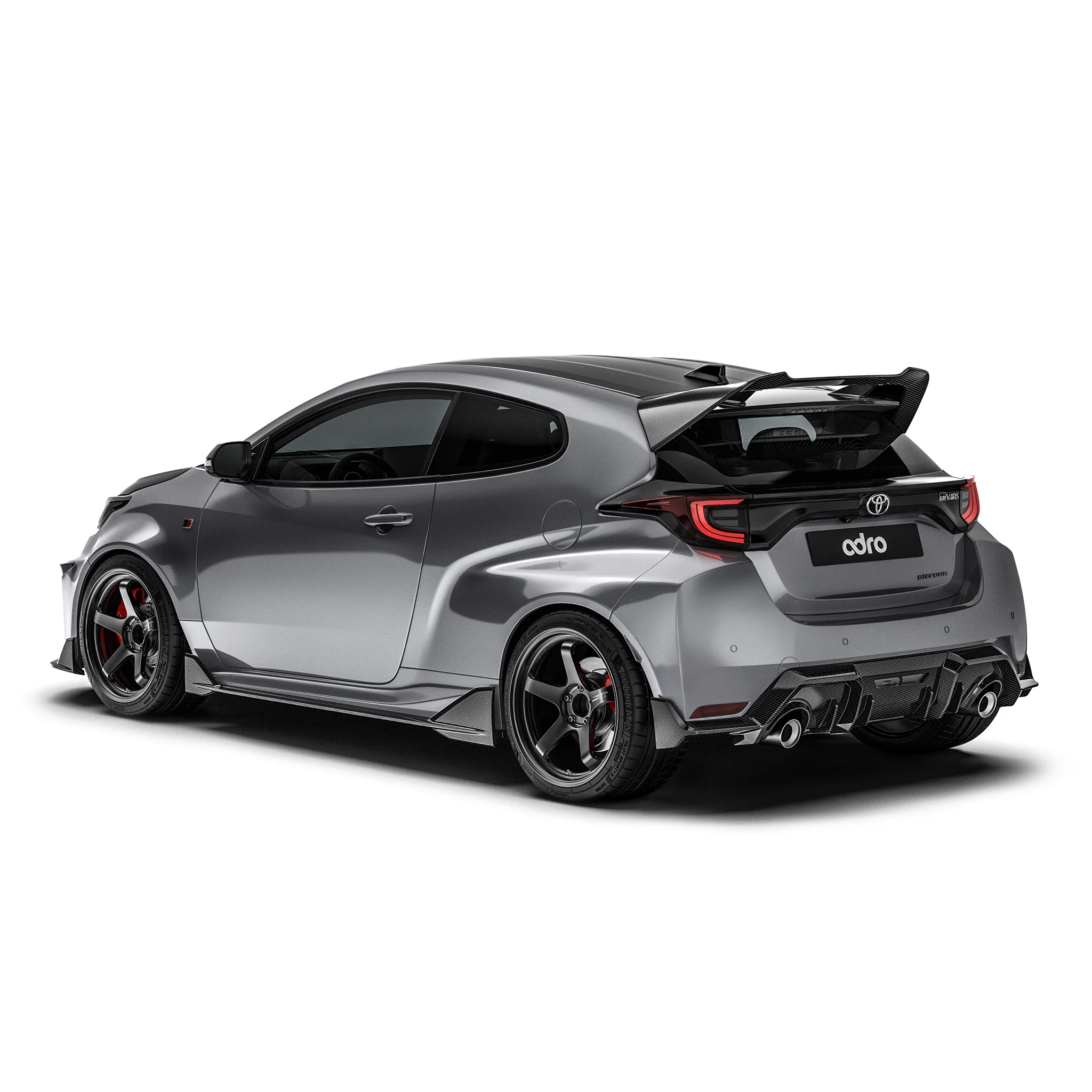 TOYOTA GR YARIS (GEN 1 & 2) CARBON FIBER SIDE SKIRTS - Image 4