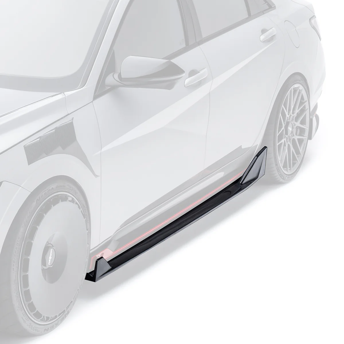 HYUNDAI ELANTRA N PE FINAL EDITION CARBON FIBER SIDE SKIRTS