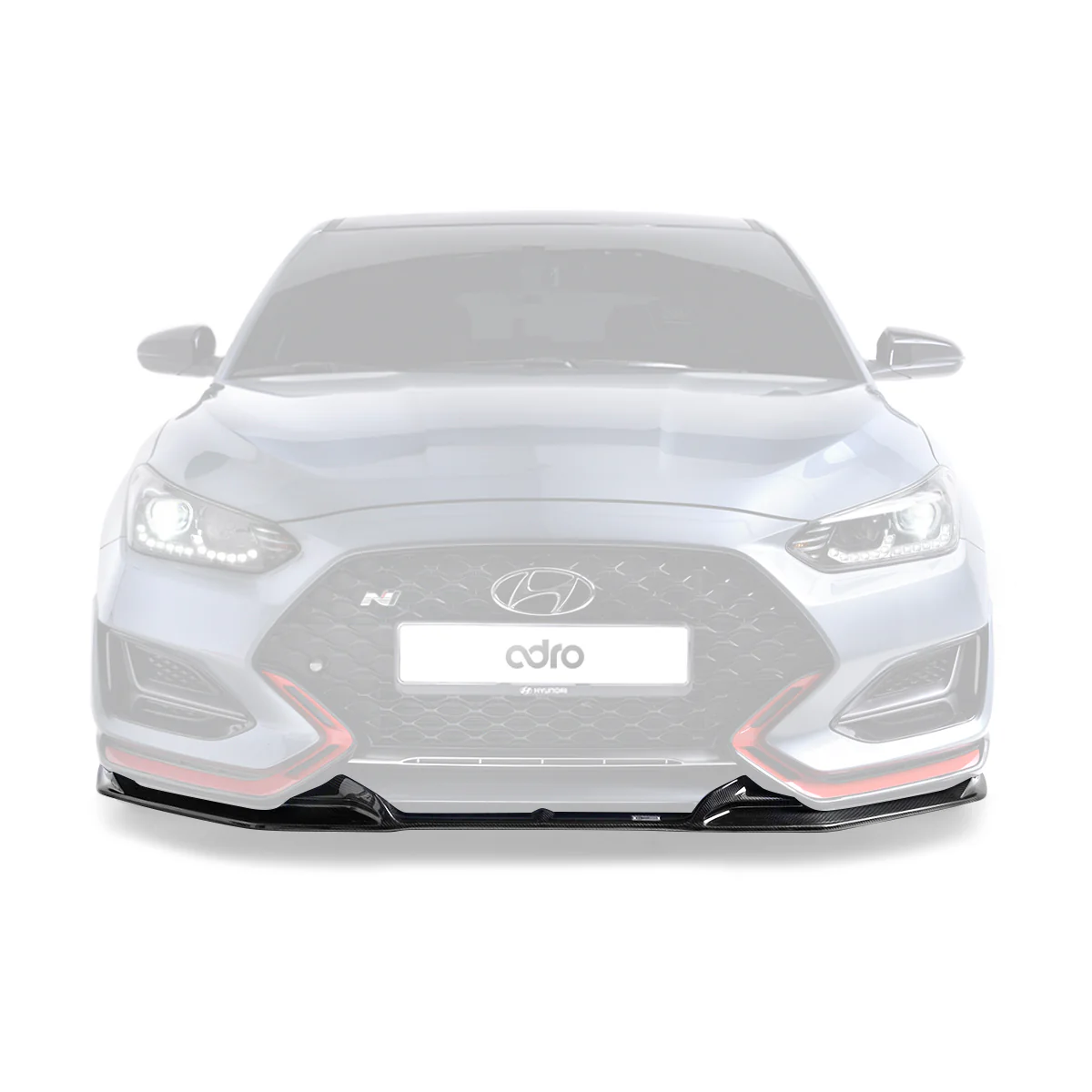 HYUNDAI VELOSTER N CARBON FIBER FRONT LIP (B TYPE) V3