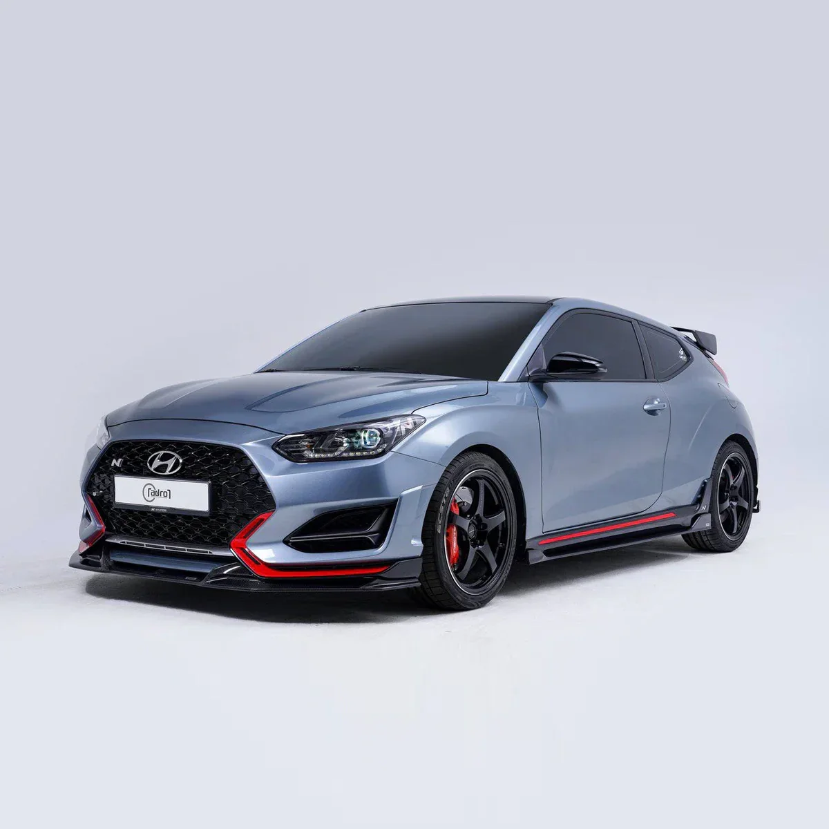 HYUNDAI VELOSTER N CARBON FIBER FRONT LIP (B TYPE) V3 - Image 4