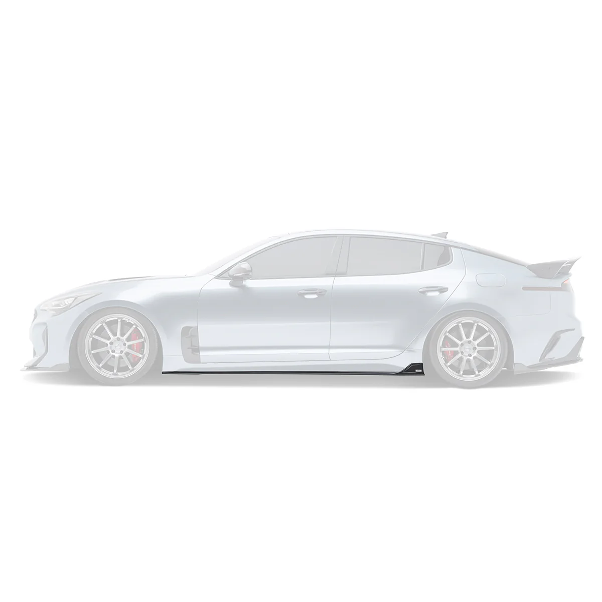 KIA STINGER CARBON FIBER SIDE SKIRTS V2