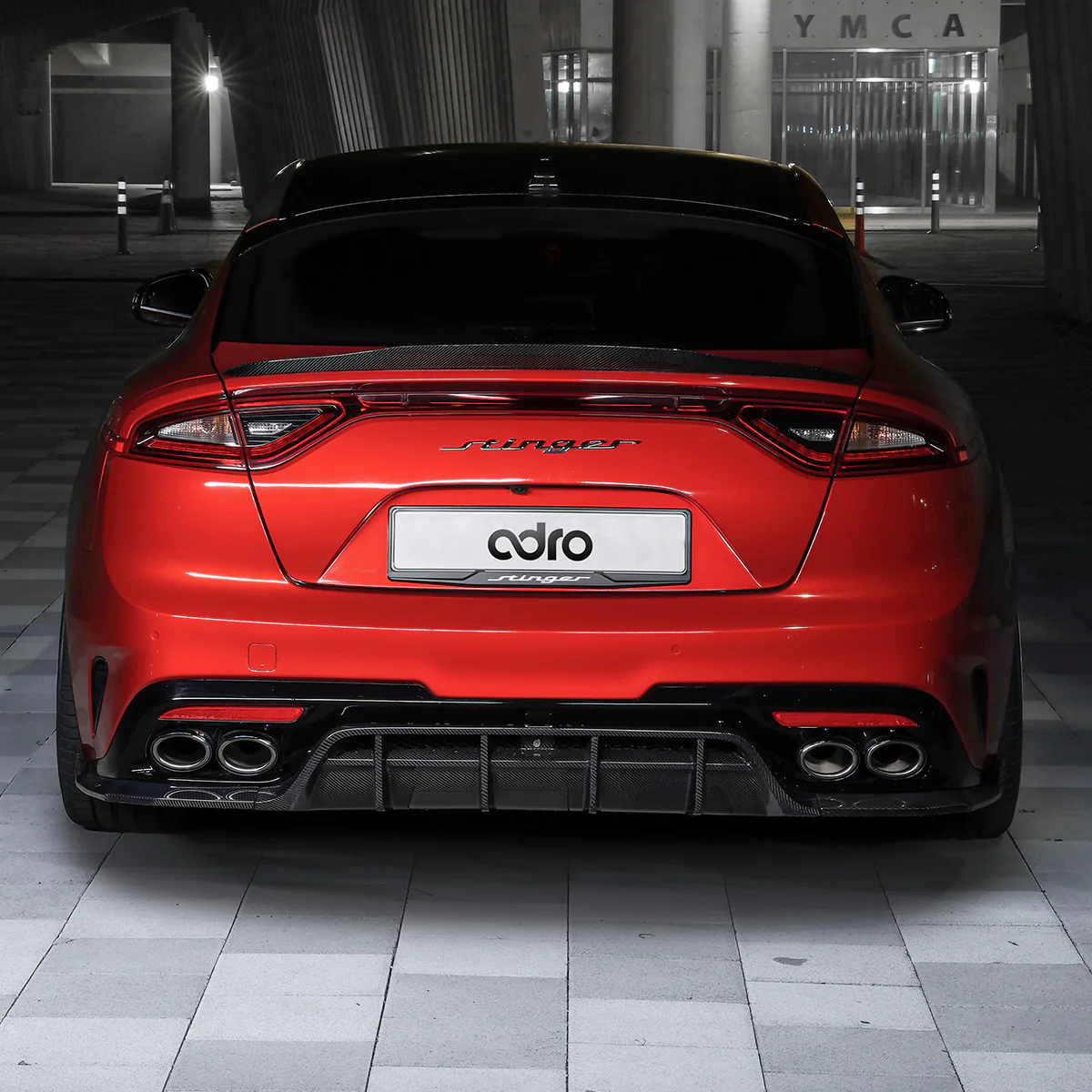 KIA STINGER CARBON FIBER SPOILER V2 - Image 2