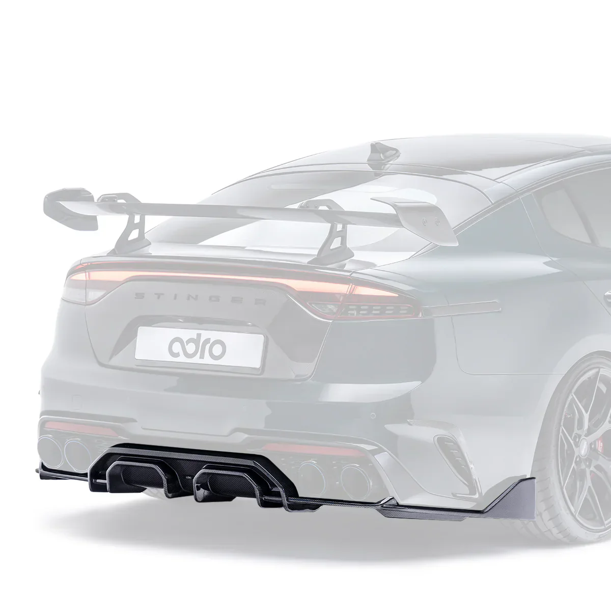 KIA STINGER (FINAL EDITION) CARBON FIBER REAR DIFFUSER