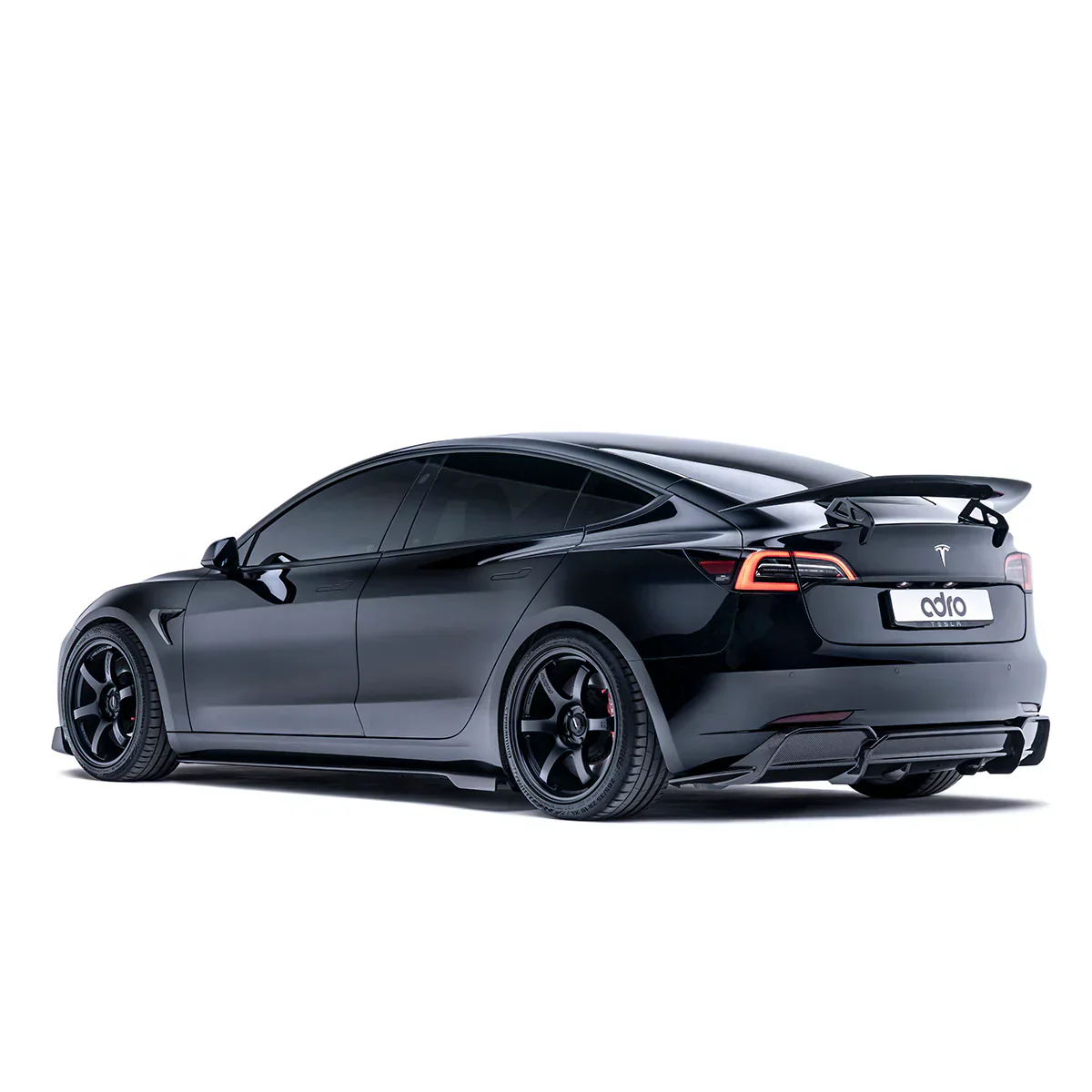 TESLA MODEL 3 CARBON FIBER REAR DIFFUSER V2 - Image 2