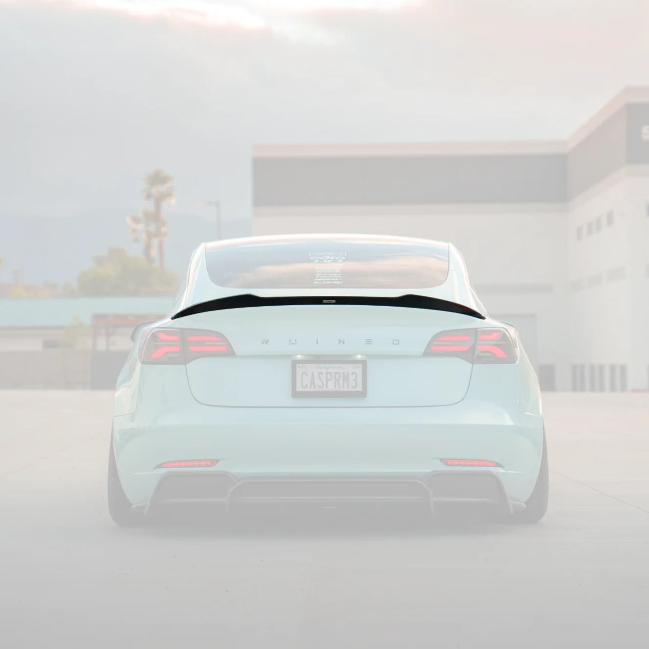 TESLA MODEL 3 CARBON FIBER SPOILER V2