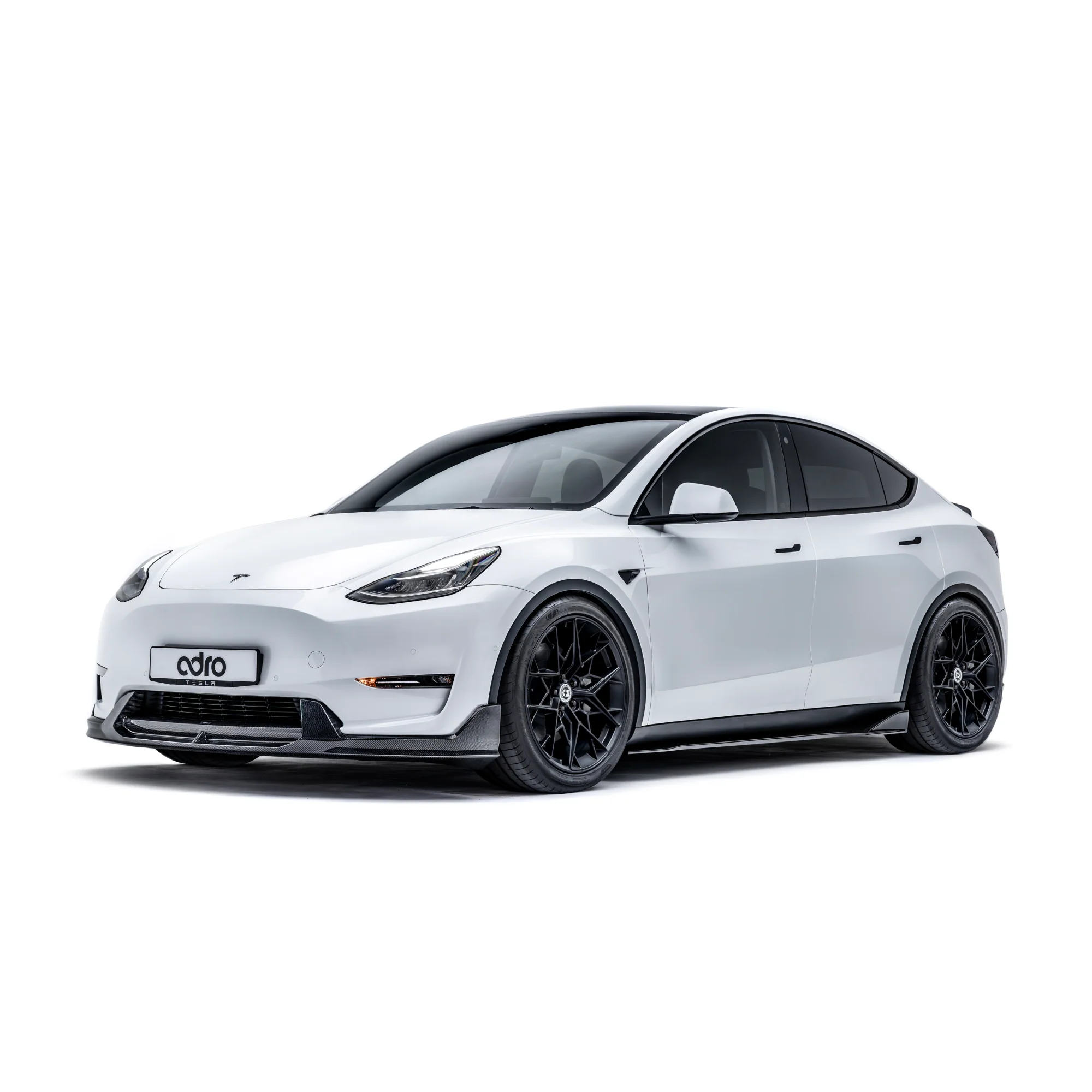 TESLA MODEL Y CARBON FIBER FRONT LIP V2 - Image 3