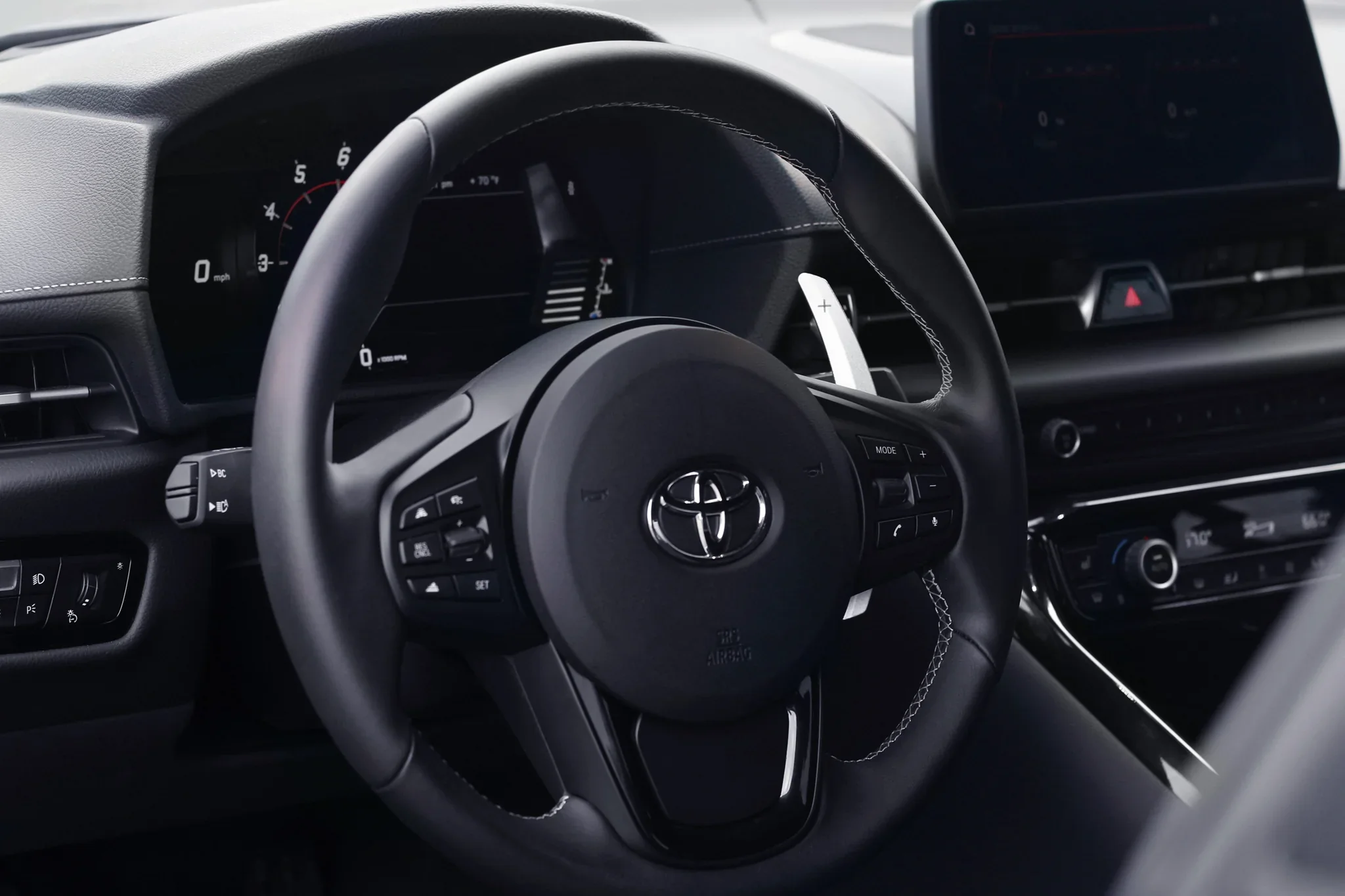 TOYOTA GR SUPRA 2020+ (A90) BLACKLINE SPEC BILLET PADDLE SHIFTER SET