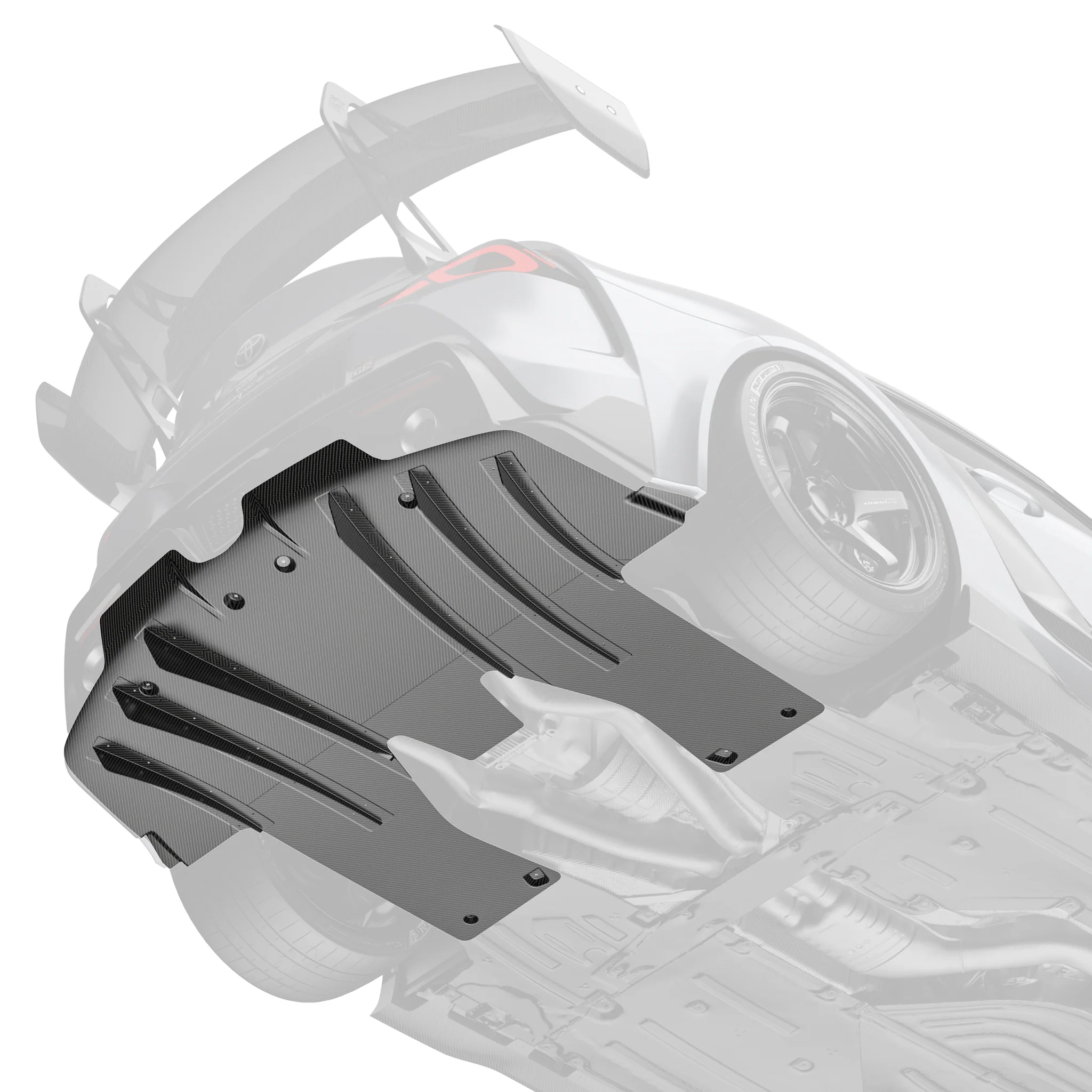 TOYOTA GR SUPRA PREPREG RACE DIFFUSER - Image 3
