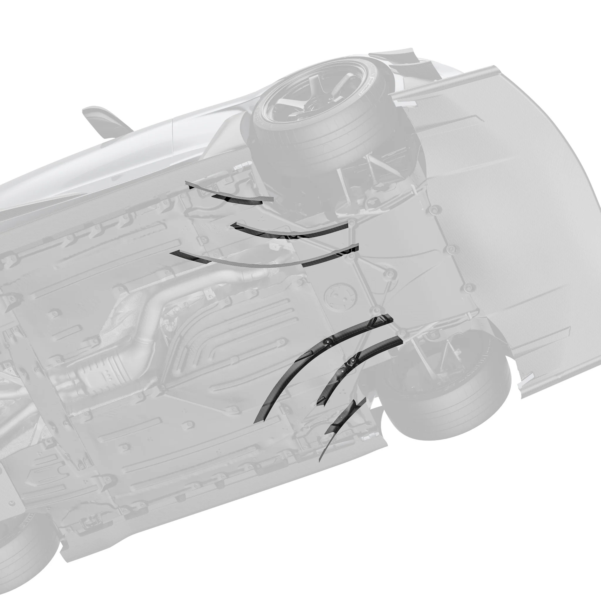 TOYOTA GR SUPRA PREPREG RACE UNDERVANES