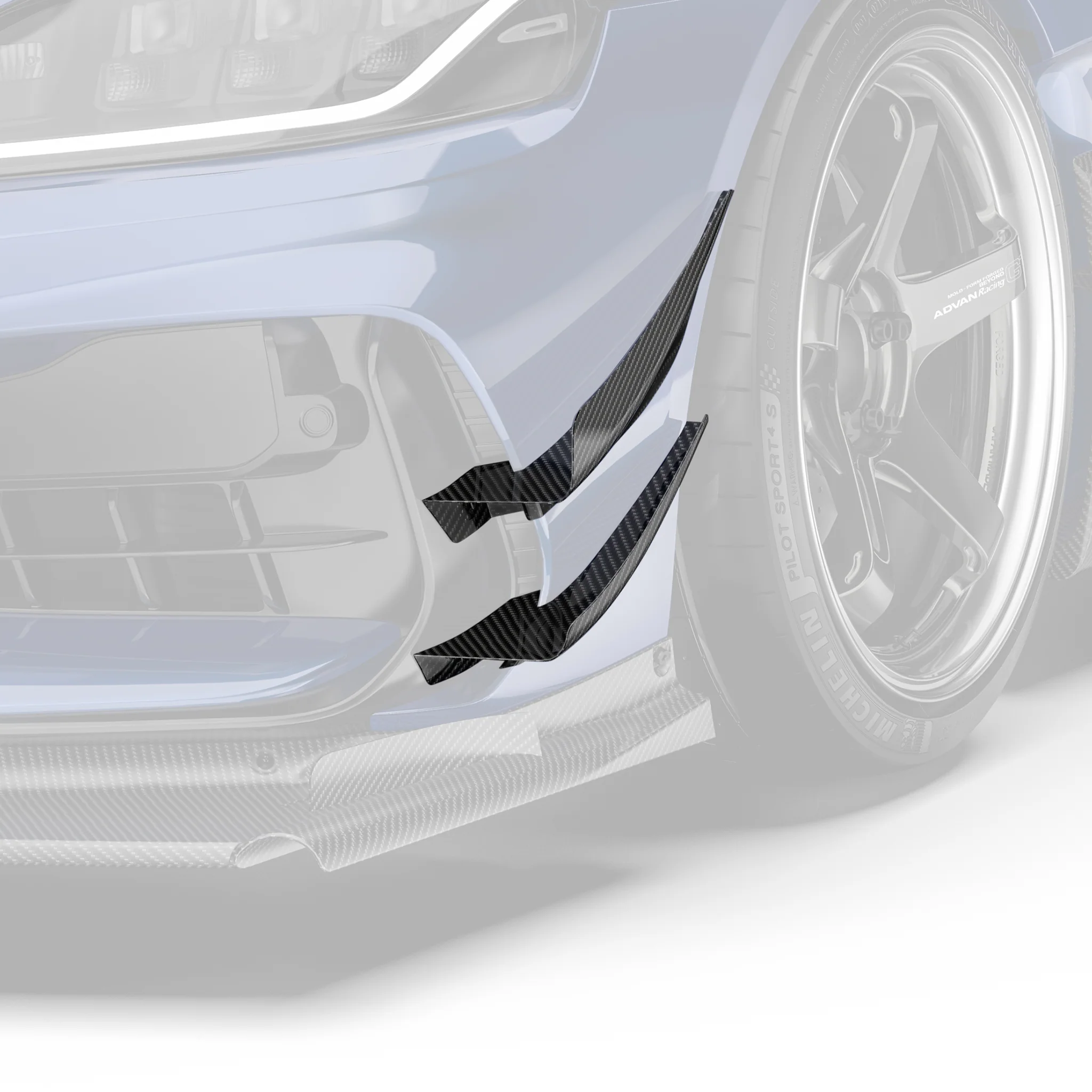 TOYOTA GR SUPRA PREPREG RACE CANARDS (ADRO BUMPER)