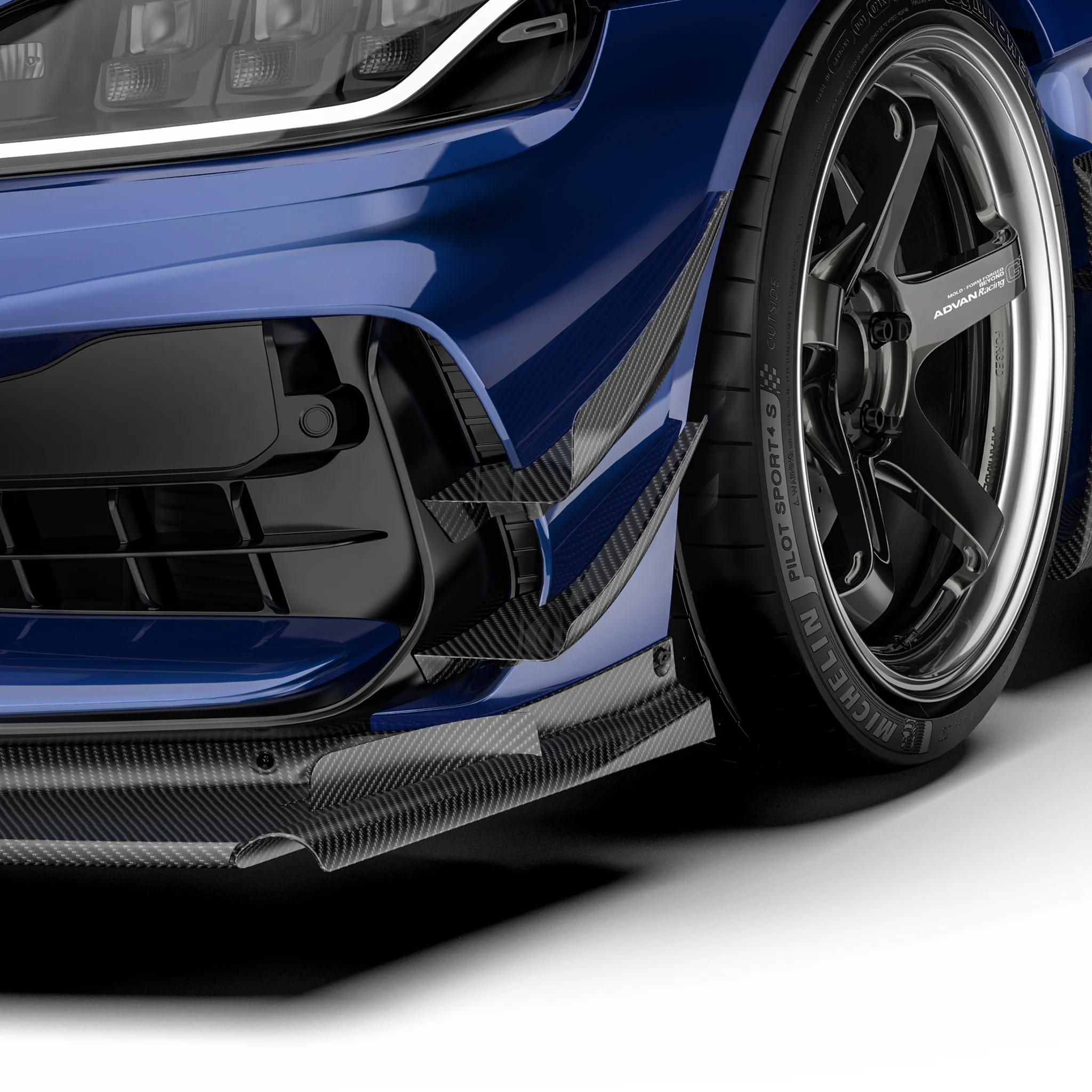TOYOTA GR SUPRA PREPREG RACE CANARDS (ADRO BUMPER) - Image 2