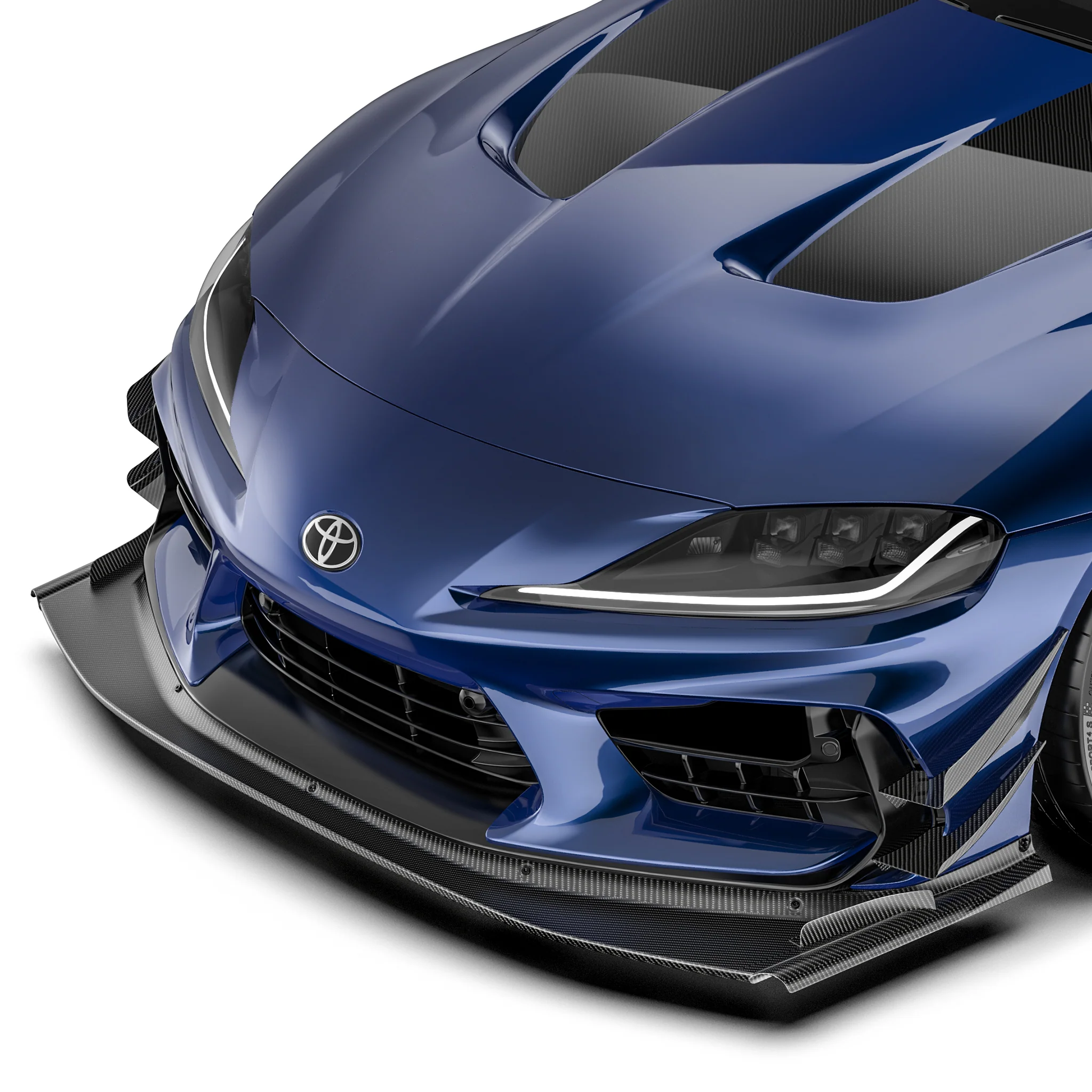 TOYOTA GR SUPRA PREPREG RACE CANARDS (ADRO BUMPER) - Image 3