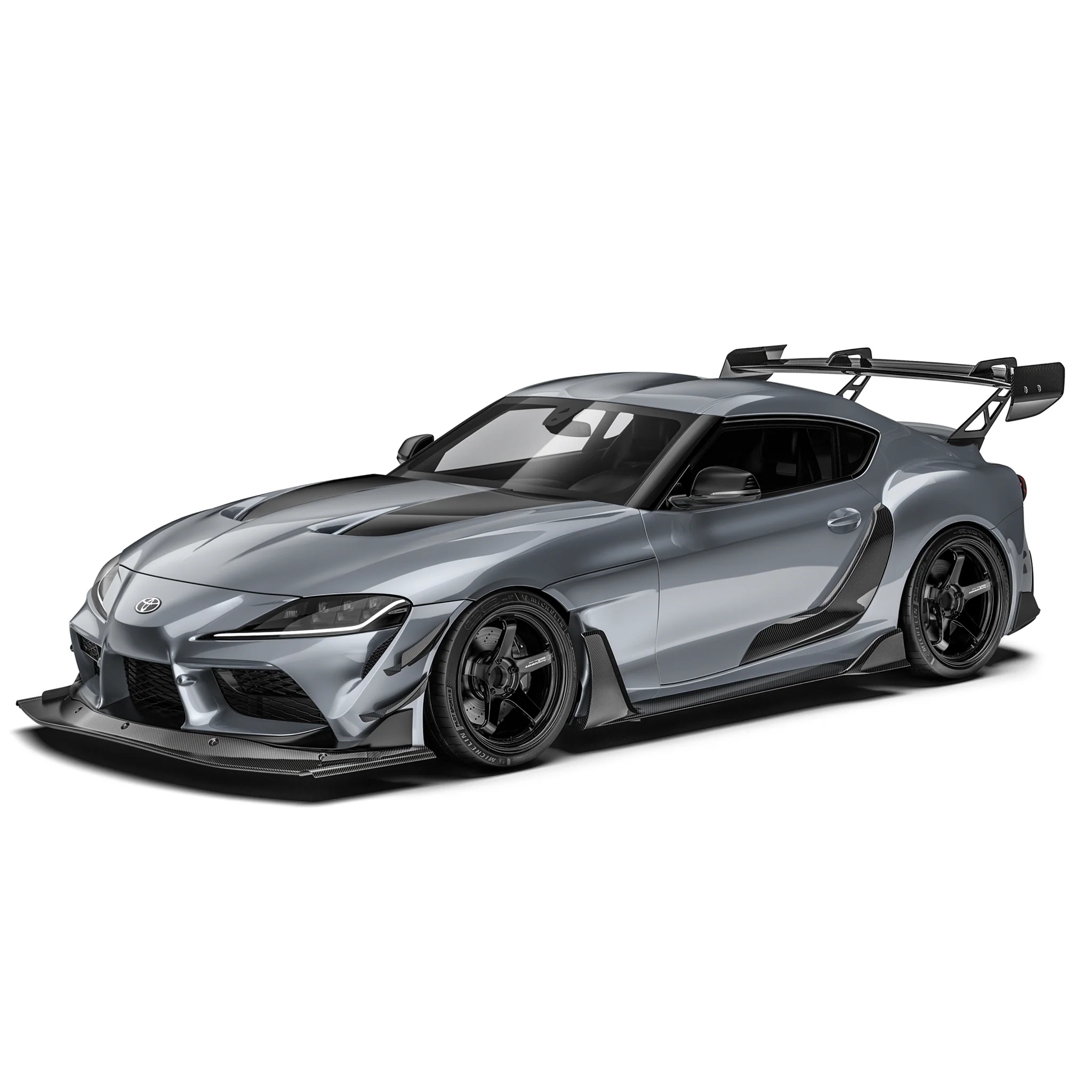 TOYOTA GR SUPRA PREPREG RACE CANARDS (STOCK BUMPER) - Image 4