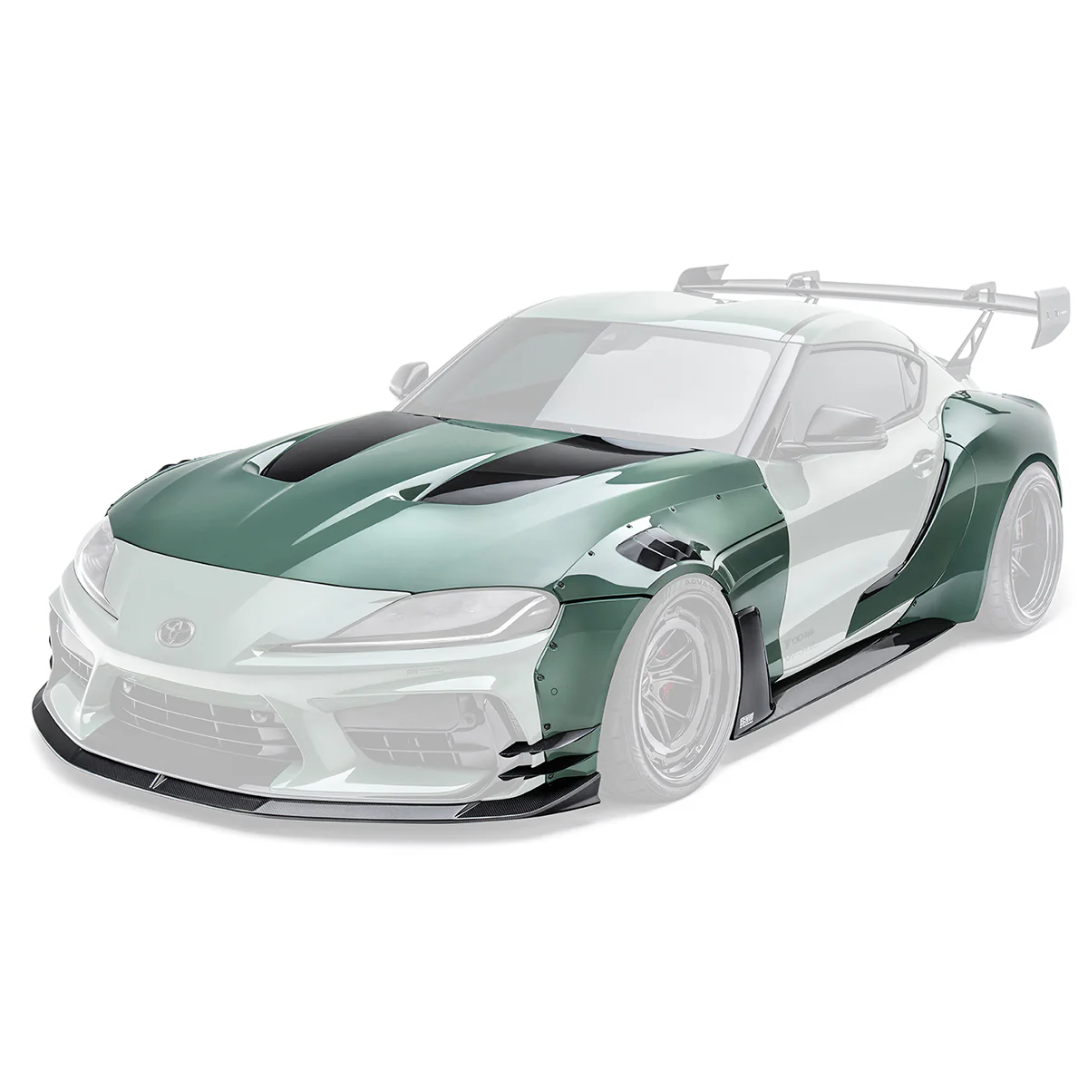 TOYOTA GR SUPRA WIDEBODY KIT W/O BUMPER & WING